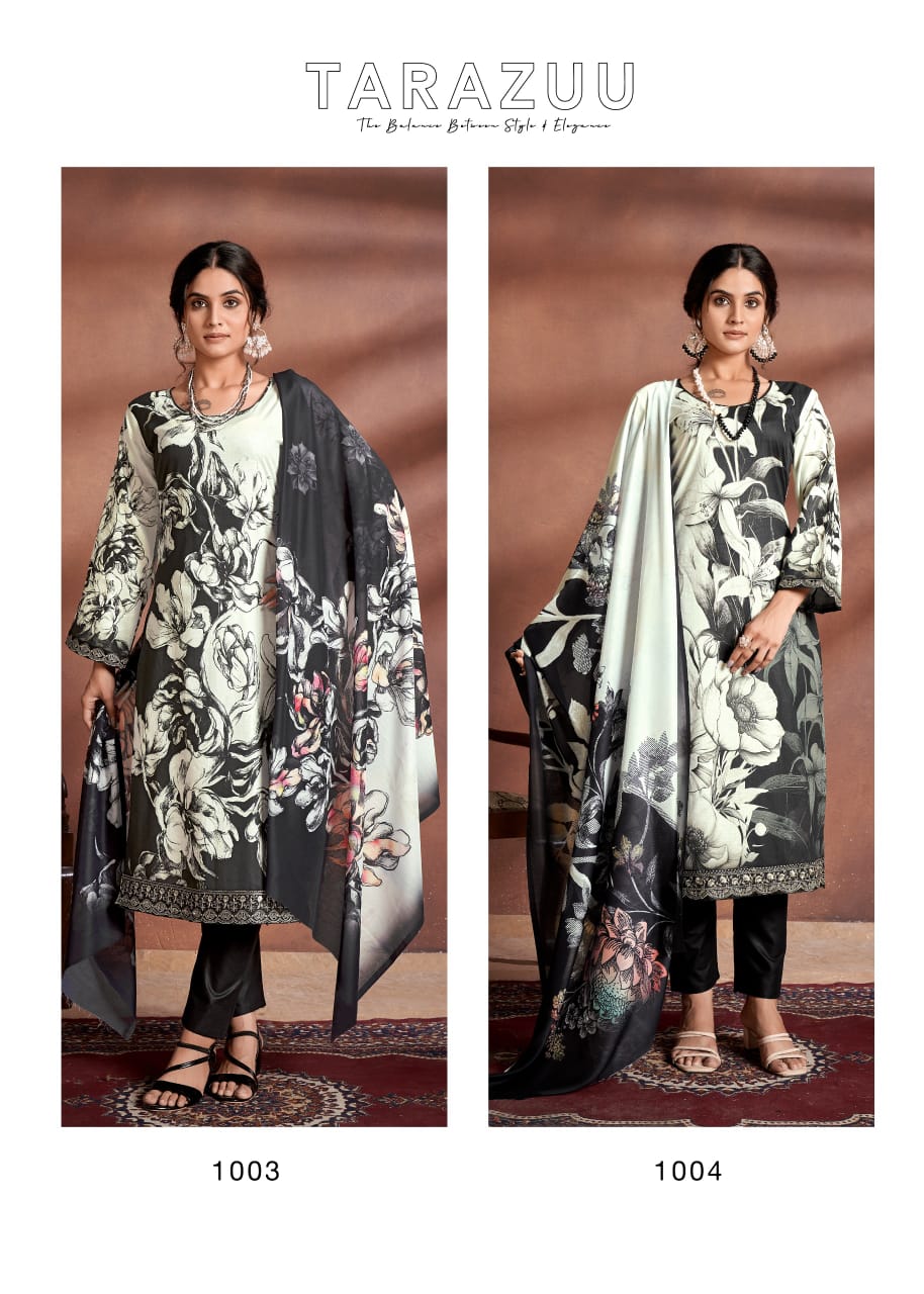 Tarazuu By The Hermitage Shop Printed Lawn Cotton Dress Material Wholesalers In Delhi
